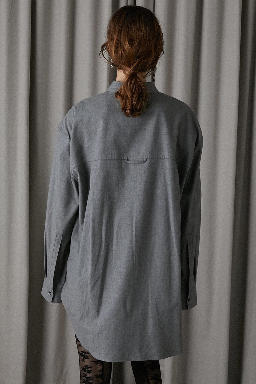 【プランク プロジェクト/PRANK PROJECT】のパワーショルダービッグシャツ / Power Shoulder Big Shirt 人気、トレンドファッション・服の通販 founy(ファニー) ファッション Fashion レディースファッション Fashion for Women トップス・カットソー Cut & Sew Tops シャツ・ブラウス・オフィスカジュアル Elegant Blouses & Button-Ups おすすめ Recommended / Our Picks インナー Innerwear キャミソール Camisole, Spaghetti Strap Top ショルダー Shoulder, Shoulder Strap ジャケット Jacket, Outerwear スリーブ Sleeve, Long Sleeve / Short Sleeve タイプライター Typewriter Fabric, Crisp Cotton チェック Check, Plaid, Tartan デニム Denim, Jeans Material ピーチ Peach, Soft Touch メランジ Melange, Mixed Yarn モノトーン Monotone, Black and White ロング Long, Long-Length ワイド Wide, Wide Fit other-8|ID: prp329100004607769 ipo3291000000035387405