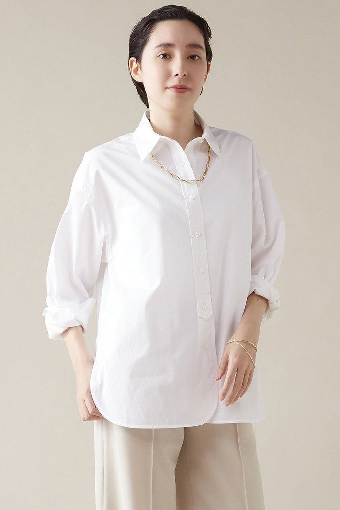 【マルティニーク/martinique】のESSENTIAL スタンダードシャツ インテリア・キッズ・メンズ・レディースファッション・服の通販 founy(ファニー) https://founy.com/ ファッション Fashion レディースファッション Fashion for Women トップス・カットソー Cut & Sew Tops シャツ・ブラウス・オフィスカジュアル Elegant Blouses & Button-Ups スタンダード Standard, Basic スリーブ Sleeve, Long Sleeve / Short Sleeve ロング Long, Long-Length ヴィンテージ Vintage Style |ID: prp329100004607773 ipo3291000000032904317