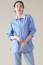 【マルティニーク/martinique】のESSENTIAL スタンダードシャツ サックスストライプ|ID: prp329100004607773 ipo3291000000032904326