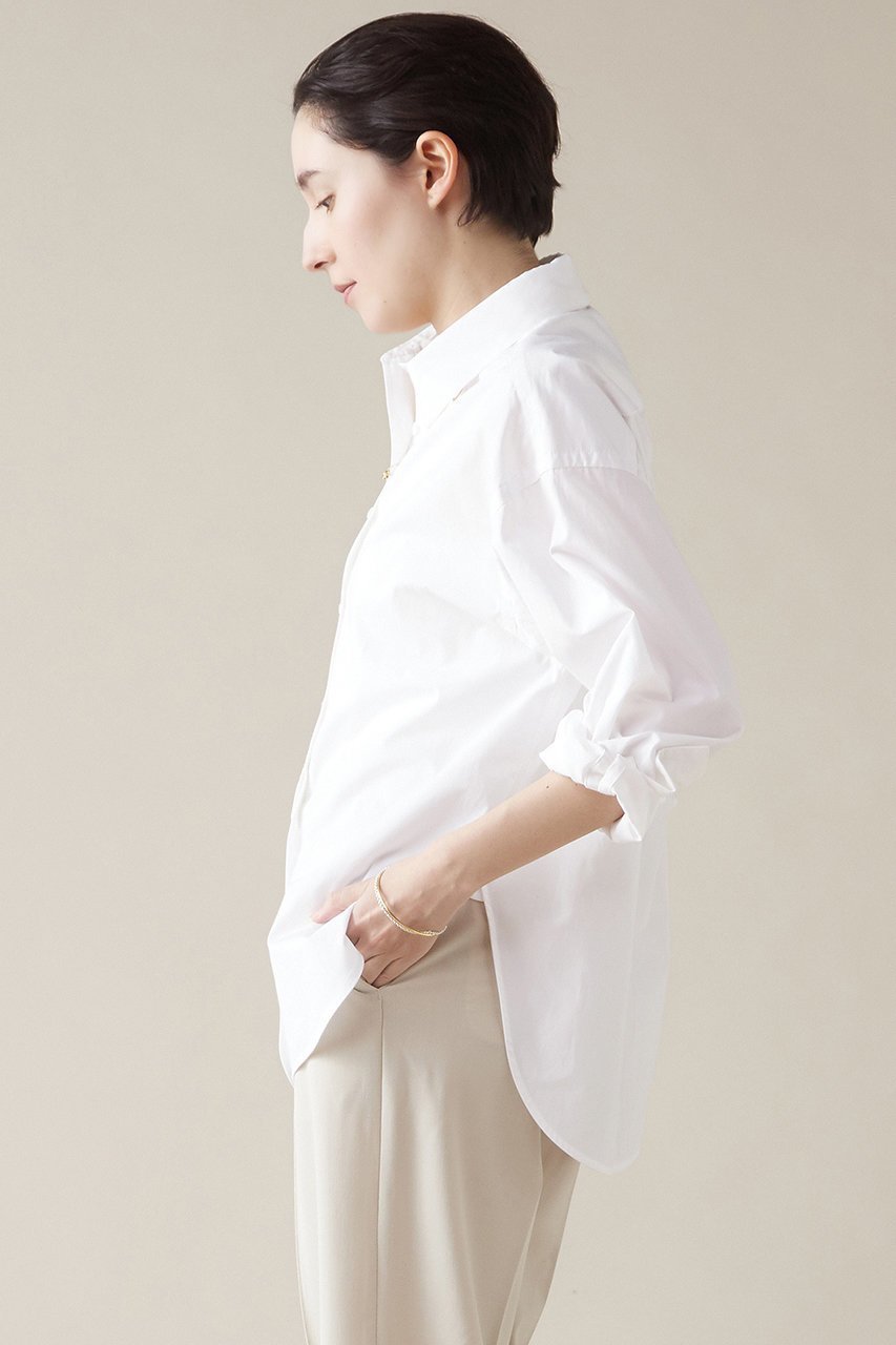 【マルティニーク/martinique】のESSENTIAL スタンダードシャツ 人気、トレンドファッション・服の通販 founy(ファニー) 　ファッション　Fashion　レディースファッション　Fashion for Women　トップス・カットソー　Cut & Sew Tops　シャツ・ブラウス・オフィスカジュアル　Elegant Blouses & Button-Ups　スタンダード　Standard, Basic　スリーブ　Sleeve, Long Sleeve / Short Sleeve　ロング　Long, Long-Length　ヴィンテージ　Vintage Style　other-2|ID: prp329100004607773 ipo3291000000033662449