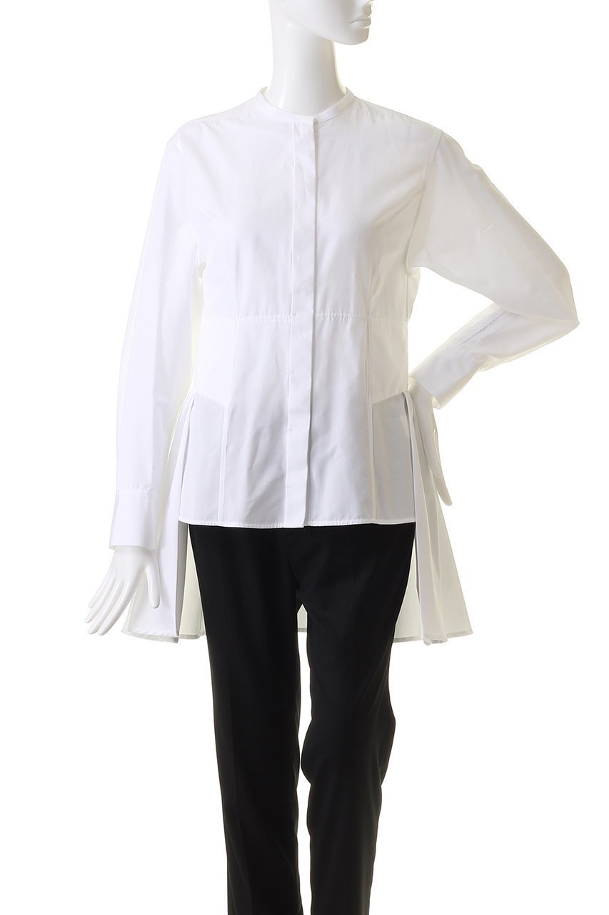 【マルティニーク/martinique】の【l heritage martinique】グログランコットンロングシャツ 人気、トレンドファッション・服の通販 founy(ファニー) 　ファッション　Fashion　レディースファッション　Fashion for Women　トップス・カットソー　Cut & Sew Tops　シャツ・ブラウス・オフィスカジュアル　Elegant Blouses & Button-Ups　おすすめ　Recommended / Our Picks　ギャザー　Gathered, Ruffled　クラシカル　Classical, Vintage-Inspired　スタンダード　Standard, Basic　スリーブ　Sleeve, Long Sleeve / Short Sleeve　ペプラム　Peplum, Flared Hem　ロング　Long, Long-Length　ヴィンテージ　Vintage Style　other-2|ID: prp329100004607774 ipo3291000000032904363
