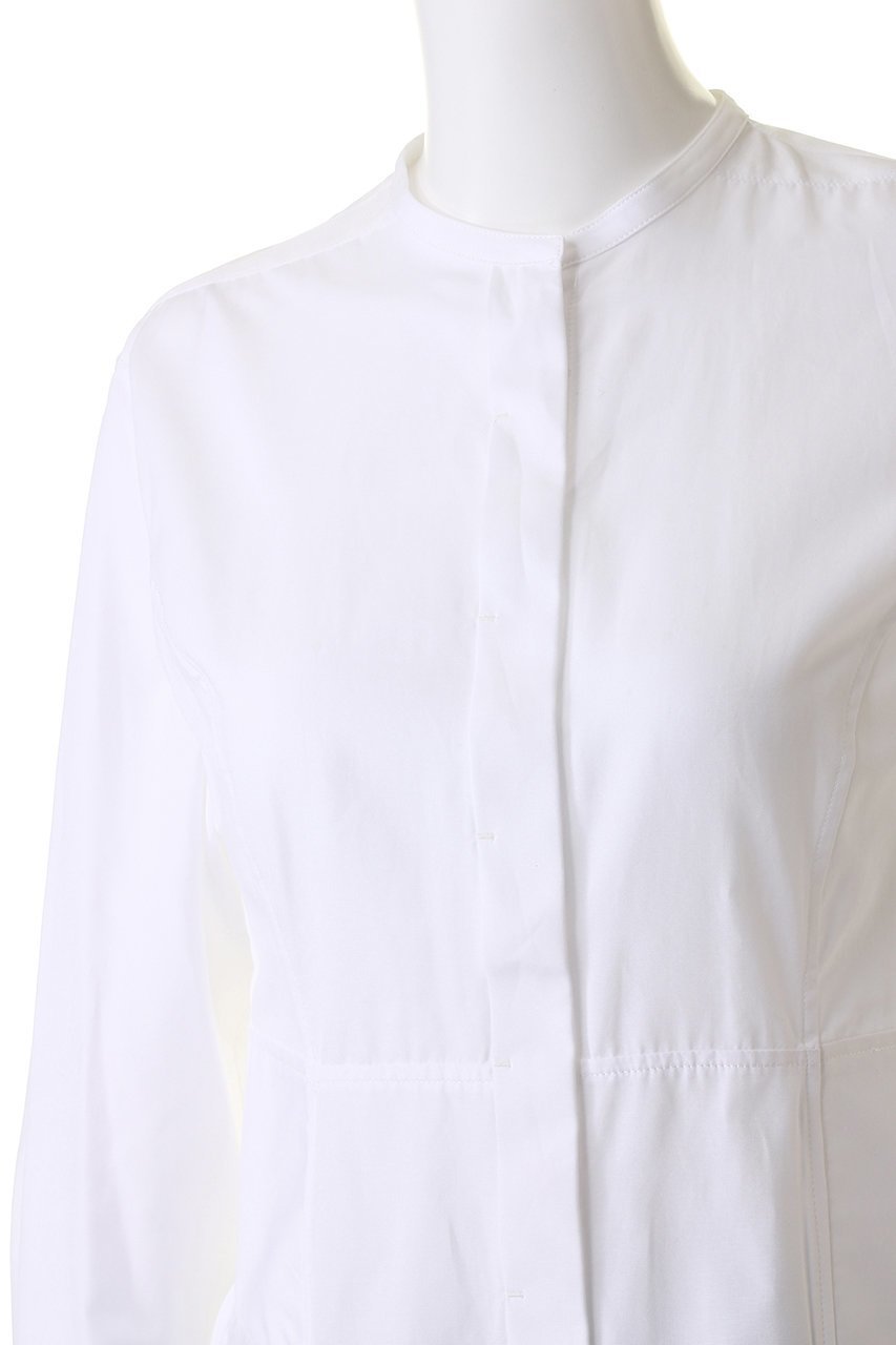 【マルティニーク/martinique】の【l heritage martinique】グログランコットンロングシャツ 人気、トレンドファッション・服の通販 founy(ファニー) 　ファッション　Fashion　レディースファッション　Fashion for Women　トップス・カットソー　Cut & Sew Tops　シャツ・ブラウス・オフィスカジュアル　Elegant Blouses & Button-Ups　おすすめ　Recommended / Our Picks　ギャザー　Gathered, Ruffled　クラシカル　Classical, Vintage-Inspired　スタンダード　Standard, Basic　スリーブ　Sleeve, Long Sleeve / Short Sleeve　ペプラム　Peplum, Flared Hem　ロング　Long, Long-Length　ヴィンテージ　Vintage Style　other-5|ID: prp329100004607774 ipo3291000000032904370