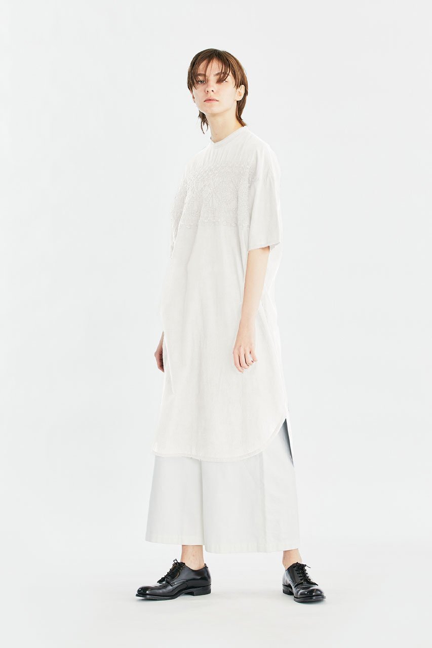 【ミズイロ インド/mizuiro ind】のエンブロイダリーワンピース インテリア・キッズ・メンズ・レディースファッション・服の通販 founy(ファニー) 　ファッション　Fashion　レディースファッション　Fashion for Women　ワンピース　Dresses　チュニック　Tunic Tops & Dresses　おすすめ　Recommended / Our Picks　チュニック　Tunic, Long Top　ボトム　Bottoms, Lower Wear　夏　Summer　春　Spring　S/S・春夏　SS, Spring/Summer, Warm Season　オフホワイト|ID: prp329100004607776 ipo3291000000032904399