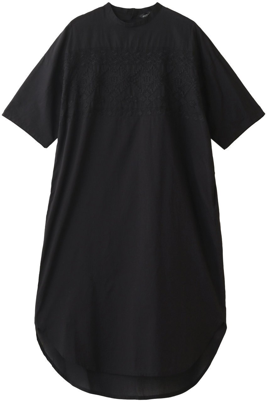 【ミズイロ インド/mizuiro ind】のエンブロイダリーワンピース インテリア・キッズ・メンズ・レディースファッション・服の通販 founy(ファニー) 　ファッション　Fashion　レディースファッション　Fashion for Women　ワンピース　Dresses　チュニック　Tunic Tops & Dresses　おすすめ　Recommended / Our Picks　チュニック　Tunic, Long Top　ボトム　Bottoms, Lower Wear　夏　Summer　春　Spring　S/S・春夏　SS, Spring/Summer, Warm Season　ブラック|ID: prp329100004607776 ipo3291000000032904402
