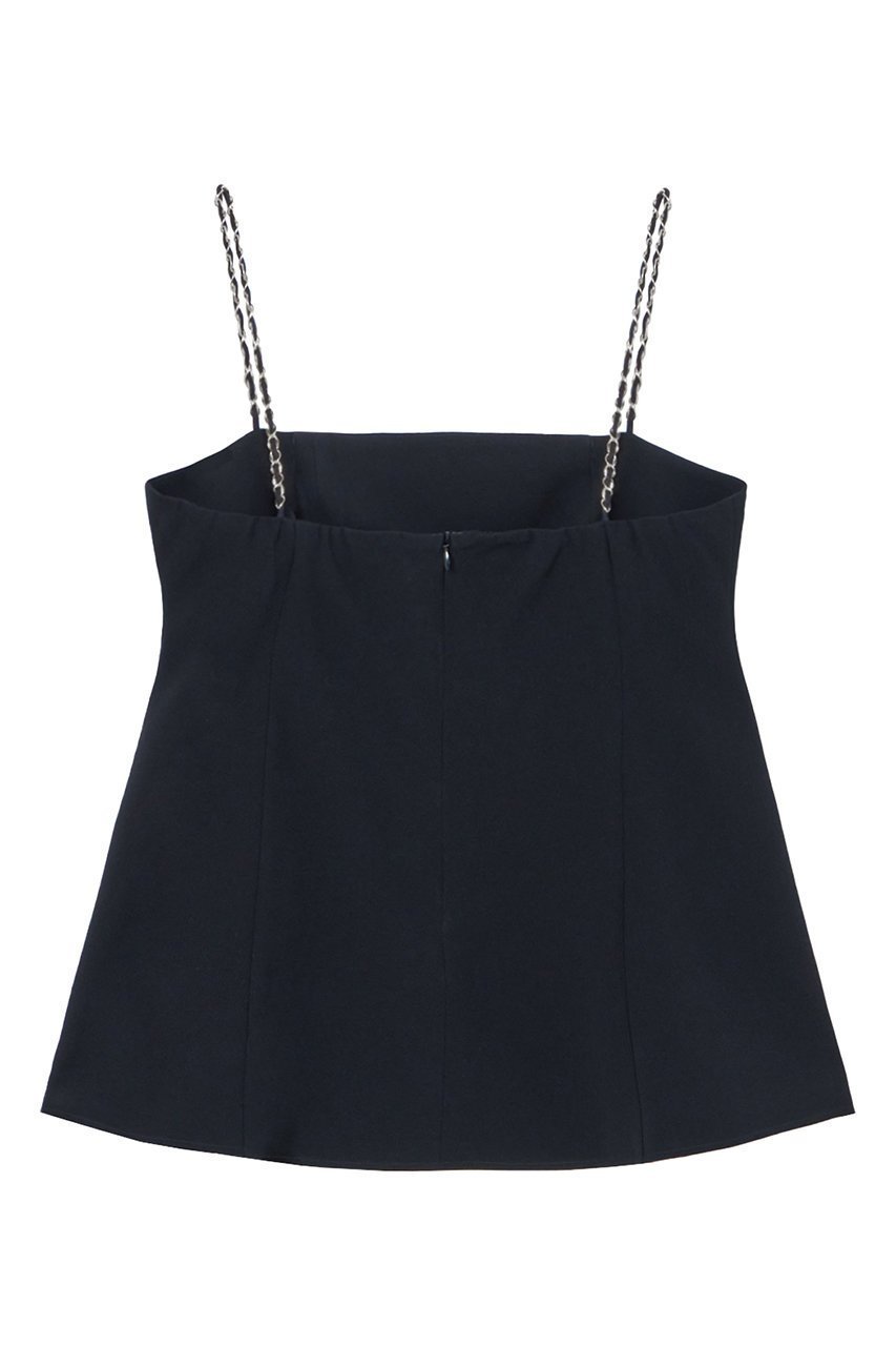 【アナイ/ANAYI】のストレッチクロスチェーンベアブラウス 人気、トレンドファッション・服の通販 founy(ファニー) 　ファッション　Fashion　レディースファッション　Fashion for Women　トップス・カットソー　Cut & Sew Tops　キャミソール&ノースリーブ　Camisoles & Sleeveless Tops　シャツ・ブラウス・オフィスカジュアル　Elegant Blouses & Button-Ups　おすすめ　Recommended / Our Picks　インナー　Innerwear　ジャケット　Jacket, Outerwear　ストレッチ　Stretch, Stretchy Fabric　ダブル　Double, Double-Breasted　ノースリーブ　Sleeveless, No-Sleeve　バランス　Balance, Style Balance　エレガント 上品　Elegant　再入荷　Restock / Back in Stock　other-2|ID: prp329100004607779 ipo3291000000032904462