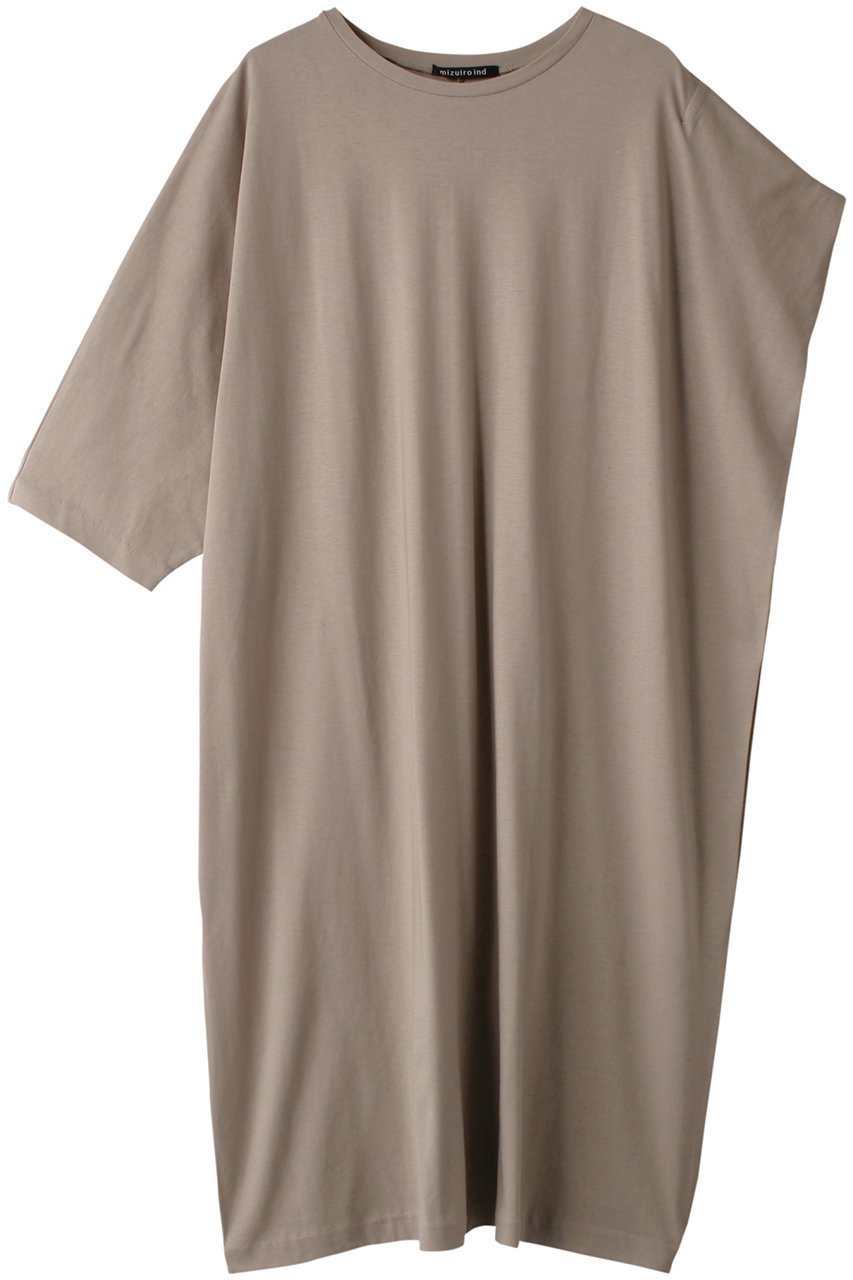 【ミズイロ インド/mizuiro ind】のアシンメトリーボートネックワンピース 人気、トレンドファッション・服の通販 founy(ファニー) 　ファッション　Fashion　レディースファッション　Fashion for Women　ワンピース　Dresses　チュニック　Tunic Tops & Dresses　おすすめ　Recommended / Our Picks　シンプル　Simple, Minimal　スタイリッシュ　Stylish, Fashionable　チュニック　Tunic, Long Top　 other-1|ID: prp329100004607782 ipo3291000000032904670