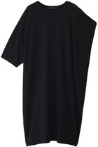 【ミズイロ インド/mizuiro ind】のアシンメトリーボートネックワンピース ブラック|ID: prp329100004607782 ipo3291000000032904680