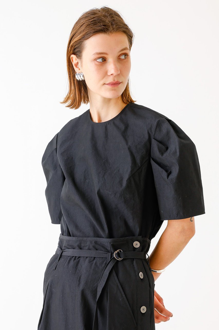 【デザイン ワークス/DESIGN WORKS】のタックスリーブブラウス 人気、トレンドファッション・服の通販 founy(ファニー) 　ファッション　Fashion　レディースファッション　Fashion for Women　トップス・カットソー　Cut & Sew Tops　シャツ・ブラウス・オフィスカジュアル　Elegant Blouses & Button-Ups　おすすめ　Recommended / Our Picks　ショート　Short, Short Length　スリーブ　Sleeve, Long Sleeve / Short Sleeve　セットアップ　Set-Up, Coordinated Outfit　other-6|ID: prp329100004607789 ipo3291000000032904864