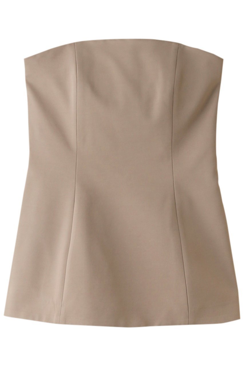 【マルティニーク/martinique】のW/Viビスチェ[セットアップ対応可] インテリア・キッズ・メンズ・レディースファッション・服の通販 founy(ファニー) 　ファッション　Fashion　レディースファッション　Fashion for Women　トップス・カットソー　Cut & Sew Tops　キャミソール&ノースリーブ　Camisoles & Sleeveless Tops　シャツ・ブラウス・オフィスカジュアル　Elegant Blouses & Button-Ups　ビスチェ　Bustiers & Corset Tops / Layered Bustier Style　おすすめ　Recommended / Our Picks　シェイプ　Shape, Slim Fit　セットアップ　Set-Up, Coordinated Outfit　ツイル　Twist, Twisted Detail　ノースリーブ　Sleeveless, No-Sleeve　ビスチェ　Bustier, Corset Top　ベージュ|ID: prp329100004607799 ipo3291000000035731872