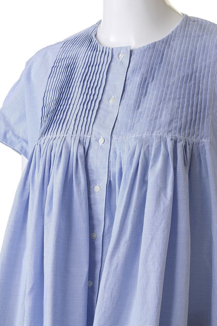 【ミズイロ インド/mizuiro ind】のpin tucked N/S shirt シャツ 人気、トレンドファッション・服の通販 founy(ファニー) 　ファッション　Fashion　レディースファッション　Fashion for Women　トップス・カットソー　Cut & Sew Tops　キャミソール&ノースリーブ　Camisoles & Sleeveless Tops　シャツ・ブラウス・オフィスカジュアル　Elegant Blouses & Button-Ups　チェック　Check, Plaid, Tartan　トレンド　Trend, Trending Now　ノースリーブ　Sleeveless, No-Sleeve　フロント　Front, Front Design　other-5|ID: prp329100004607801 ipo3291000000032905315