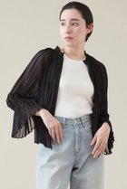 【マルティニーク/martinique】の2Wayプリーツブラウス ブラック|ID: prp329100004607802 ipo3291000000032905647