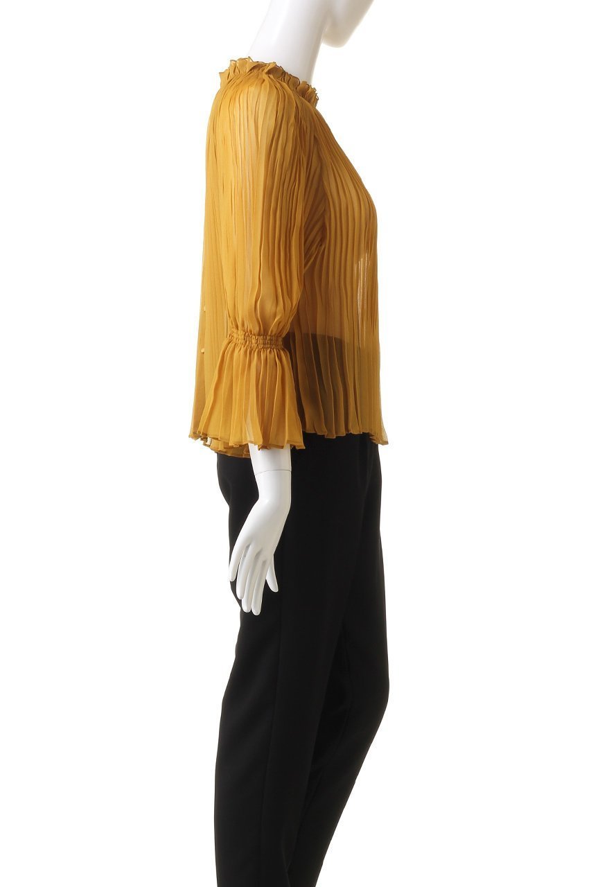 【マルティニーク/martinique】の2Wayプリーツブラウス 人気、トレンドファッション・服の通販 founy(ファニー) 　ファッション　Fashion　レディースファッション　Fashion for Women　トップス・カットソー　Cut & Sew Tops　シャツ・ブラウス・オフィスカジュアル　Elegant Blouses & Button-Ups　おすすめ　Recommended / Our Picks　スリーブ　Sleeve, Long Sleeve / Short Sleeve　ハイネック　High Neck, Mock Neck　フロント　Front, Front Design　プリーツ　Pleats, Pleated　ランダム　Random, Irregular　ロング　Long, Long-Length　羽織　Haori, Light Jacket　other-3|ID: prp329100004607802 ipo3291000000032905659