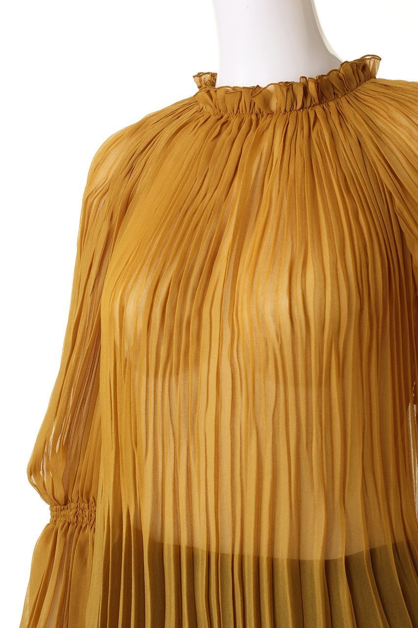 【マルティニーク/martinique】の2Wayプリーツブラウス 人気、トレンドファッション・服の通販 founy(ファニー) 　ファッション　Fashion　レディースファッション　Fashion for Women　トップス・カットソー　Cut & Sew Tops　シャツ・ブラウス・オフィスカジュアル　Elegant Blouses & Button-Ups　おすすめ　Recommended / Our Picks　スリーブ　Sleeve, Long Sleeve / Short Sleeve　ハイネック　High Neck, Mock Neck　フロント　Front, Front Design　プリーツ　Pleats, Pleated　ランダム　Random, Irregular　ロング　Long, Long-Length　羽織　Haori, Light Jacket　other-5|ID: prp329100004607802 ipo3291000000032905665