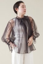 【マルティニーク/martinique】のボリュームギャザーチュールブラウス ブラック|ID: prp329100004607806 ipo3291000000035731810