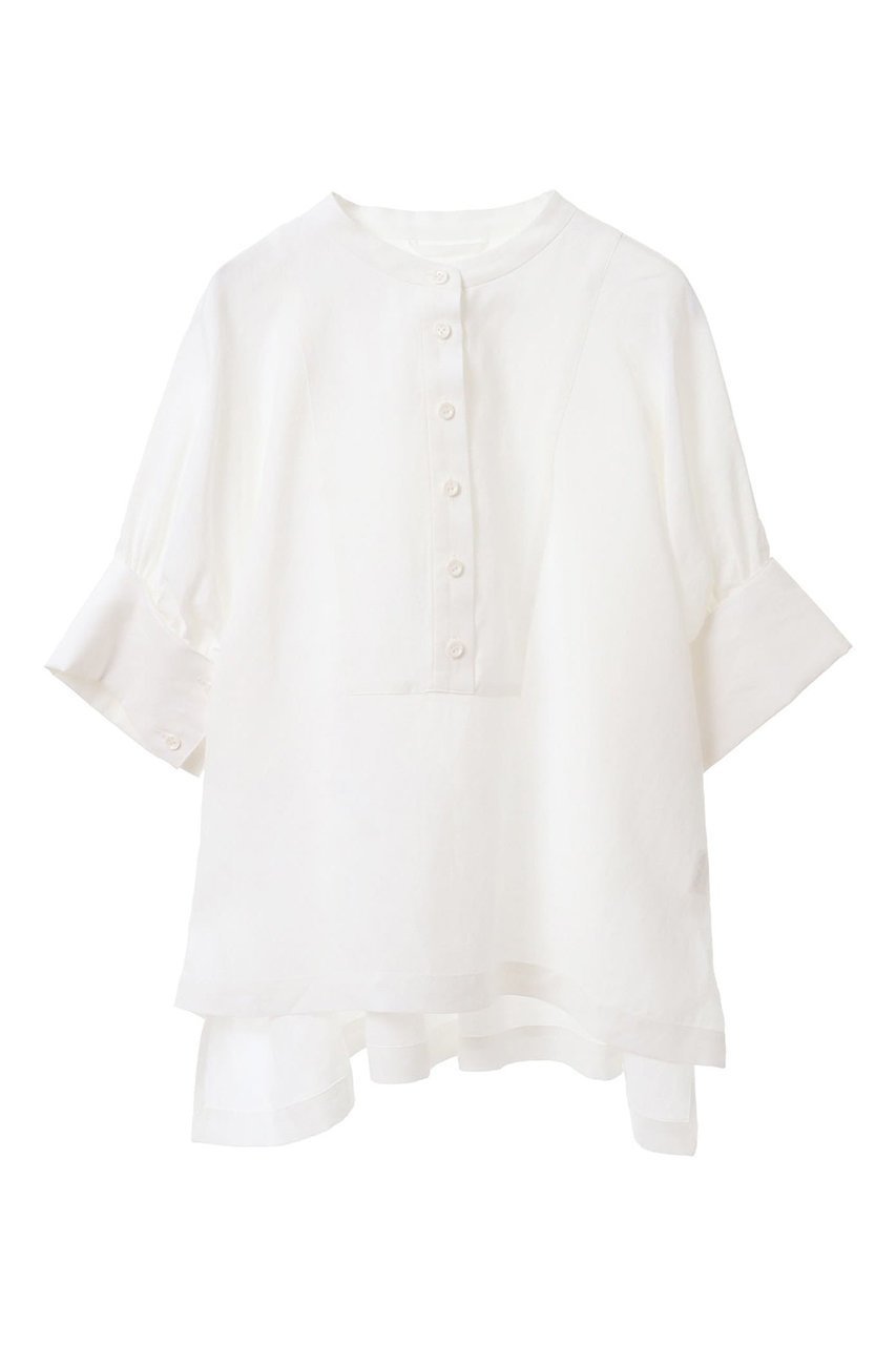 【マルティニーク/martinique】の【l heritage martinique】Vi/Liタンブラープルオーバーシャツ 人気、トレンドファッション・服の通販 founy(ファニー) 　ファッション　Fashion　レディースファッション　Fashion for Women　トップス・カットソー　Cut & Sew Tops　シャツ・ブラウス・オフィスカジュアル　Elegant Blouses & Button-Ups　カジュアルプルオーバー・ニットトップス　Pullovers & Knit Tops / Casual Pullovers　ヴィンテージ　Vintage Style　クラシック　Classic, Timeless Style　コンパクト　Compact, Small Size　ショート　Short, Short Length　スクエア　Square, Square Shape　スタンダード　Standard, Basic　スリーブ　Sleeve, Long Sleeve / Short Sleeve　タンブラー　Tumbler, Travel Mug　 other-1|ID: prp329100004607807 ipo3291000000032905765