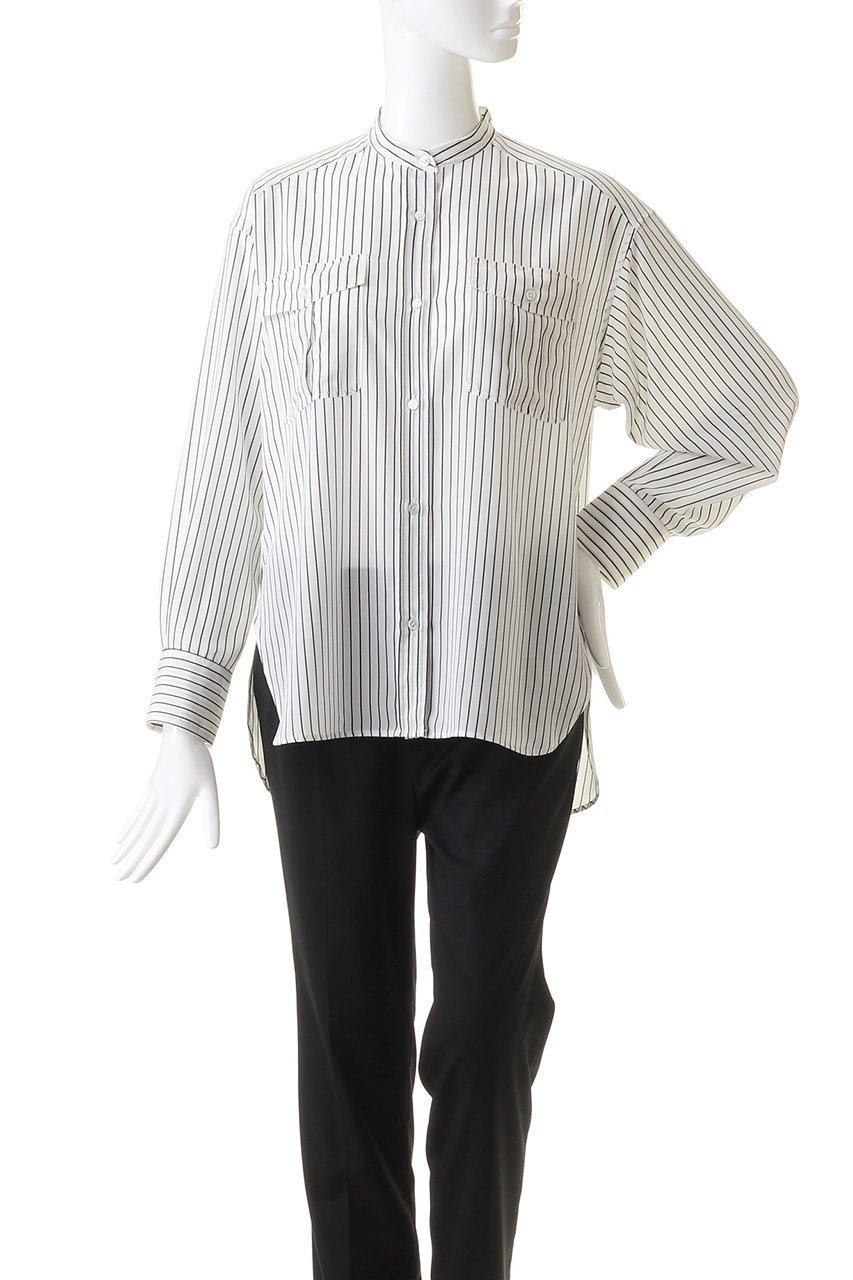 【マルティニーク/martinique】のプリントサファリシャツ(一部WEB限定カラー ) 人気、トレンドファッション・服の通販 founy(ファニー) 　ファッション　Fashion　レディースファッション　Fashion for Women　トップス・カットソー　Cut & Sew Tops　シャツ・ブラウス・オフィスカジュアル　Elegant Blouses & Button-Ups　クラシック　Classic, Timeless Style　ストライプ　Stripe, Striped Pattern　スリーブ　Sleeve, Long Sleeve / Short Sleeve　ドット　Polka Dot, Dot Pattern　ロング　Long, Long-Length　人気　Popular, Best Seller　春　Spring　other-2|ID: prp329100004607808 ipo3291000000032905802