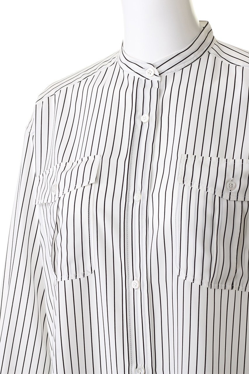 【マルティニーク/martinique】のプリントサファリシャツ(一部WEB限定カラー ) 人気、トレンドファッション・服の通販 founy(ファニー) 　ファッション　Fashion　レディースファッション　Fashion for Women　トップス・カットソー　Cut & Sew Tops　シャツ・ブラウス・オフィスカジュアル　Elegant Blouses & Button-Ups　クラシック　Classic, Timeless Style　ストライプ　Stripe, Striped Pattern　スリーブ　Sleeve, Long Sleeve / Short Sleeve　ドット　Polka Dot, Dot Pattern　ロング　Long, Long-Length　人気　Popular, Best Seller　春　Spring　other-5|ID: prp329100004607808 ipo3291000000032905811