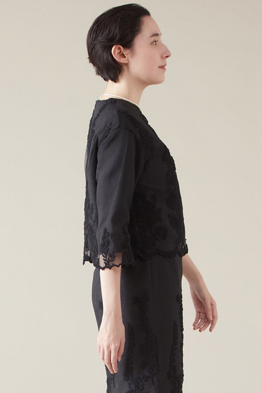 【マルティニーク/martinique】のリップルオーガンジー刺繍ブラウス 人気、トレンドファッション・服の通販 founy(ファニー) 　ファッション　Fashion　レディースファッション　Fashion for Women　トップス・カットソー　Cut & Sew Tops　シャツ・ブラウス・オフィスカジュアル　Elegant Blouses & Button-Ups　おすすめ　Recommended / Our Picks　インナー　Innerwear　スリーブ　Sleeve, Long Sleeve / Short Sleeve　セットアップ　Set-Up, Coordinated Outfit　タフタ　Taffeta, Structured Fabric　デニム　Denim, Jeans Material　フラワー　Flower, Floral　ロング　Long, Long-Length　ワッシャー　Washer, Crinkled Finish　other-2|ID: prp329100004607815 ipo3291000000032905995