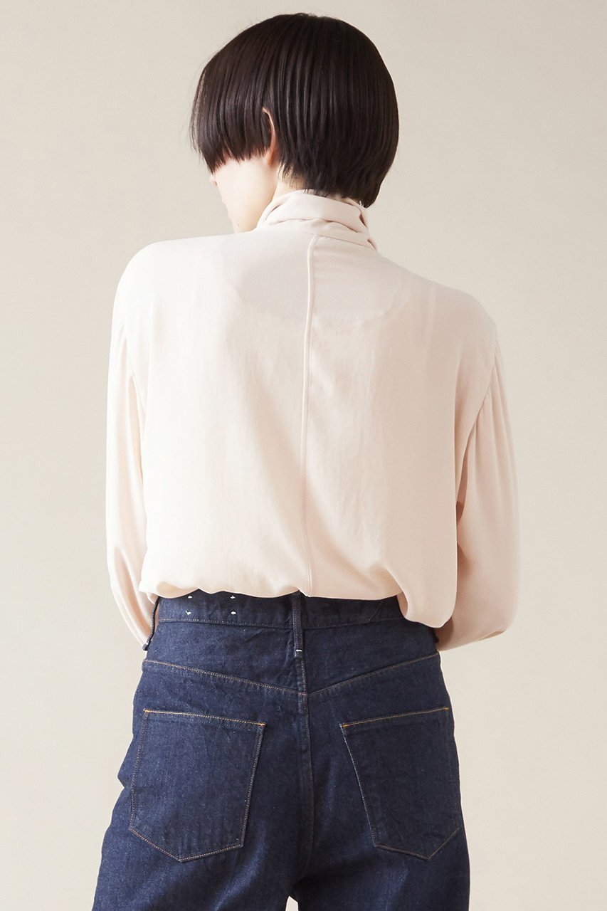 【マルティニーク/martinique】のスカーフタイブラウス 人気、トレンドファッション・服の通販 founy(ファニー) 　ファッション　Fashion　レディースファッション　Fashion for Women　トップス・カットソー　Cut & Sew Tops　シャツ・ブラウス・オフィスカジュアル　Elegant Blouses & Button-Ups　ジャケット　Jacket, Outerwear　ジョーゼット　Georgette, Semi-Sheer Fabric　ストライプ　Stripe, Striped Pattern　スリーブ　Sleeve, Long Sleeve / Short Sleeve　タフタ　Taffeta, Structured Fabric　バランス　Balance, Style Balance　リボン　Ribbon, Bow　ロング　Long, Long-Length　エレガント 上品　Elegant　無地　Plain, Solid Color　other-3|ID: prp329100004607816 ipo3291000000033662516
