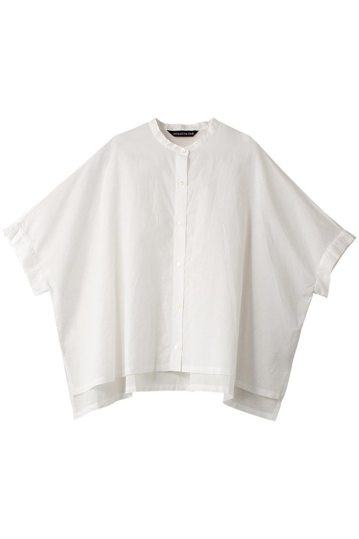 【ミズイロ インド/mizuiro ind】のstand collar wide shirt シャツ インテリア・キッズ・メンズ・レディースファッション・服の通販 founy(ファニー) https://founy.com/ ファッション Fashion レディースファッション Fashion for Women トップス・カットソー Cut & Sew Tops シャツ・ブラウス・オフィスカジュアル Elegant Blouses & Button-Ups コンパクト Compact, Small Size サマー Summer, Summer Style ショート Short, Short Length スタンド Stand Collar, Upright Stand スリーブ Sleeve, Long Sleeve / Short Sleeve ハーフ Half, Half-Length リネン Linen, Linen Fabric ワイド Wide, Wide Fit 定番 Standard, Basic Item |ID: prp329100004607819 ipo3291000000032906214