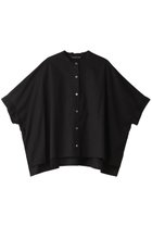 【ミズイロ インド/mizuiro ind】のstand collar wide shirt シャツ black|ID: prp329100004607819 ipo3291000000032906222