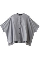 【ミズイロ インド/mizuiro ind】のstand collar wide shirt シャツ gray|ID: prp329100004607819 ipo3291000000032906225