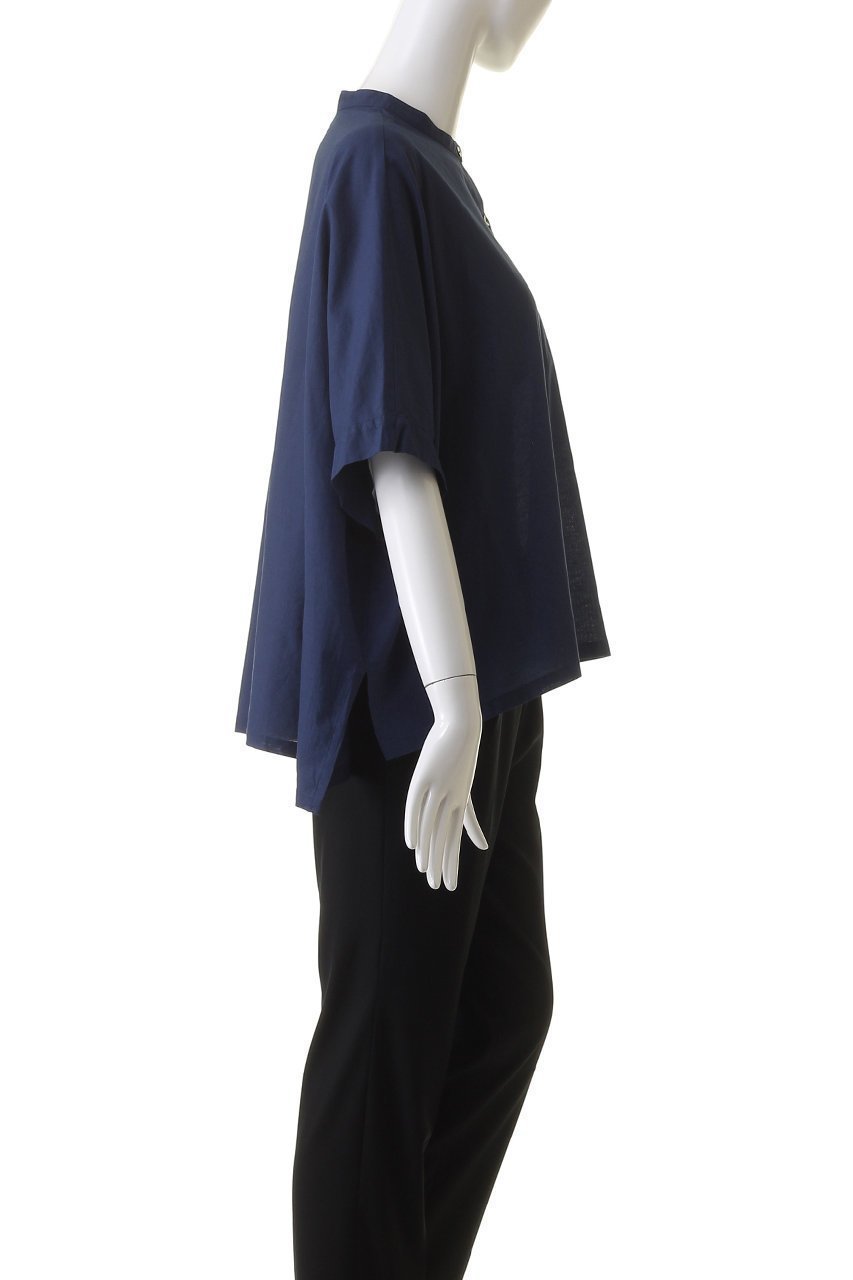 【ミズイロ インド/mizuiro ind】のstand collar wide shirt シャツ 人気、トレンドファッション・服の通販 founy(ファニー) 　ファッション　Fashion　レディースファッション　Fashion for Women　トップス・カットソー　Cut & Sew Tops　シャツ・ブラウス・オフィスカジュアル　Elegant Blouses & Button-Ups　コンパクト　Compact, Small Size　サマー　Summer, Summer Style　ショート　Short, Short Length　スタンド　Stand Collar, Upright Stand　スリーブ　Sleeve, Long Sleeve / Short Sleeve　ハーフ　Half, Half-Length　リネン　Linen, Linen Fabric　ワイド　Wide, Wide Fit　定番　Standard, Basic Item　other-3|ID: prp329100004607819 ipo3291000000032906235