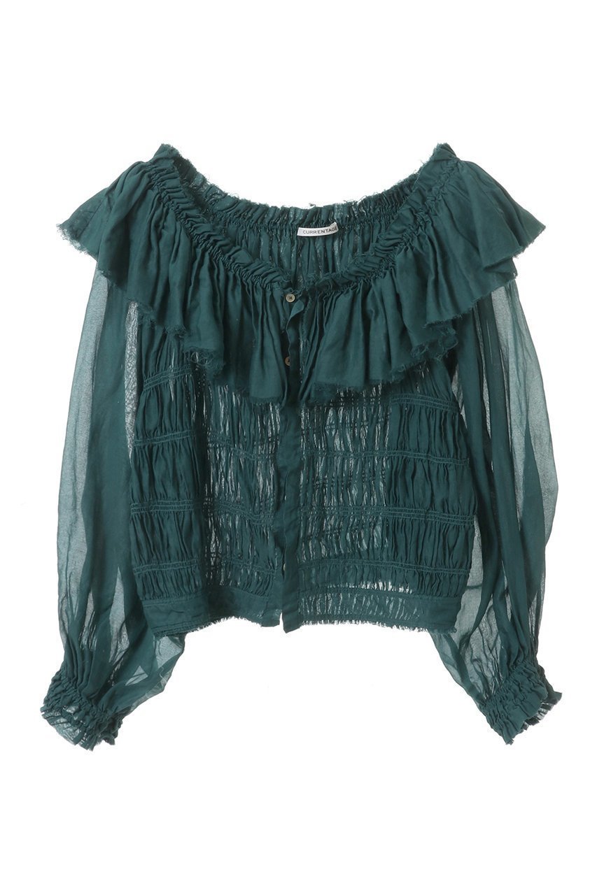 【カレンテージ/CURRENTAGE】のラッフルシャツ 人気、トレンドファッション・服の通販 founy(ファニー) 　ファッション　Fashion　レディースファッション　Fashion for Women　トップス・カットソー　Cut & Sew Tops　シャツ・ブラウス・オフィスカジュアル　Elegant Blouses & Button-Ups　おすすめ　Recommended / Our Picks　オーガンジー　Organza Fabric　カットオフ　Cut-Off Design　ギャザー　Gathered, Ruffled　クラシック　Classic, Timeless Style　スリーブ　Sleeve, Long Sleeve / Short Sleeve　モダン　Modern, Contemporary　ラッフル　Ruffle, Frill　ロング　Long, Long-Length　ヴィンテージ　Vintage Style　羽織　Haori, Light Jacket　other-2|ID: prp329100004607821 ipo3291000000032906304