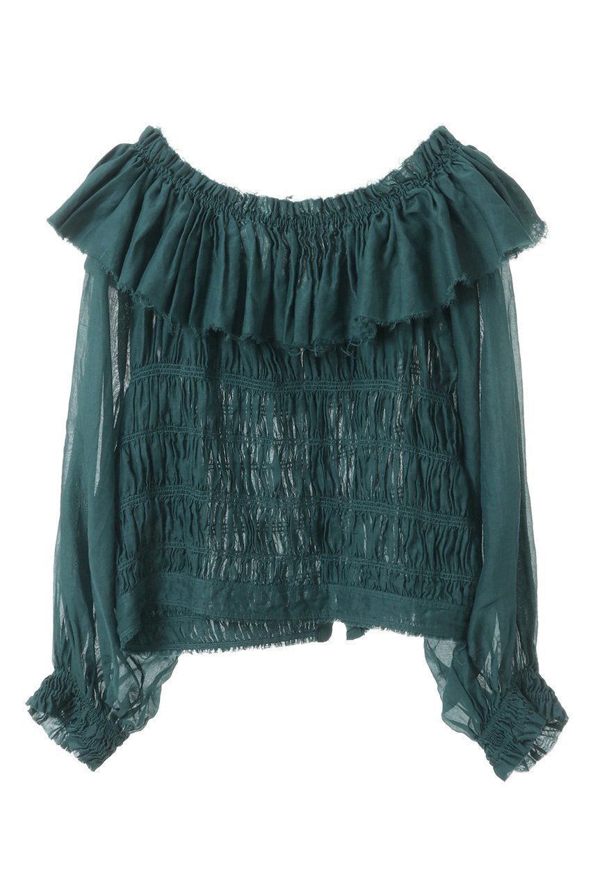 【カレンテージ/CURRENTAGE】のラッフルシャツ 人気、トレンドファッション・服の通販 founy(ファニー) 　ファッション　Fashion　レディースファッション　Fashion for Women　トップス・カットソー　Cut & Sew Tops　シャツ・ブラウス・オフィスカジュアル　Elegant Blouses & Button-Ups　おすすめ　Recommended / Our Picks　オーガンジー　Organza Fabric　カットオフ　Cut-Off Design　ギャザー　Gathered, Ruffled　クラシック　Classic, Timeless Style　スリーブ　Sleeve, Long Sleeve / Short Sleeve　モダン　Modern, Contemporary　ラッフル　Ruffle, Frill　ロング　Long, Long-Length　ヴィンテージ　Vintage Style　羽織　Haori, Light Jacket　other-3|ID: prp329100004607821 ipo3291000000032906307
