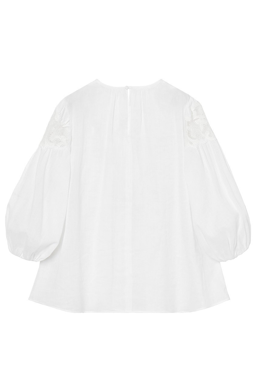 【アナイ/ANAYI】のラミーコットンレースギャザーブラウス 人気、トレンドファッション・服の通販 founy(ファニー) 　ファッション　Fashion　レディースファッション　Fashion for Women　トップス・カットソー　Cut & Sew Tops　シャツ・ブラウス・オフィスカジュアル　Elegant Blouses & Button-Ups　ギャザー　Gathered, Ruffled　ケミカル　Chemical, Chemical Wash　ショート　Short, Short Length　スリーブ　Sleeve, Long Sleeve / Short Sleeve　フェミニン　Feminine, Girly　フロント　Front, Front Design　レース　Lace, Lace Fabric　エレガント 上品　Elegant　再入荷　Restock / Back in Stock　other-2|ID: prp329100004607825 ipo3291000000032906809