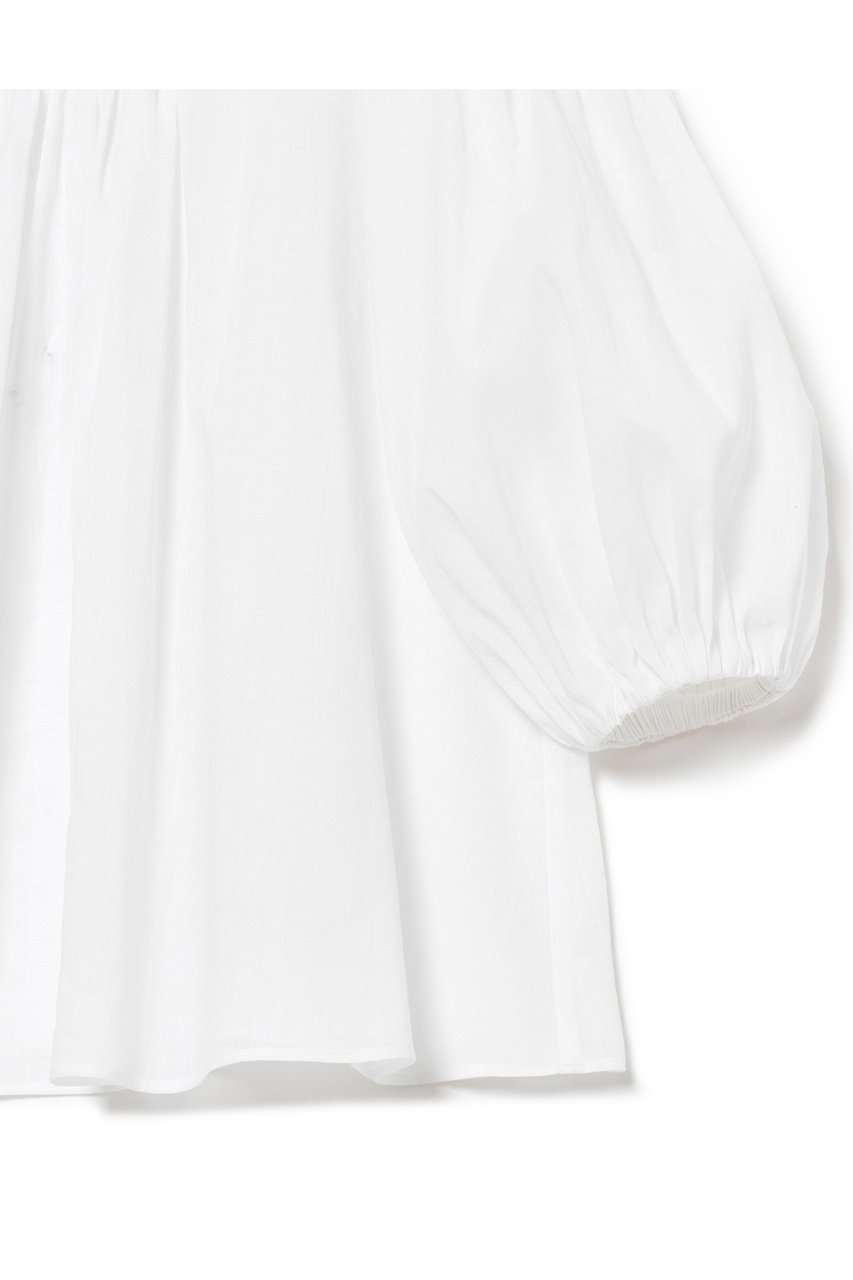 【アナイ/ANAYI】のラミーコットンレースギャザーブラウス 人気、トレンドファッション・服の通販 founy(ファニー) 　ファッション　Fashion　レディースファッション　Fashion for Women　トップス・カットソー　Cut & Sew Tops　シャツ・ブラウス・オフィスカジュアル　Elegant Blouses & Button-Ups　ギャザー　Gathered, Ruffled　ケミカル　Chemical, Chemical Wash　ショート　Short, Short Length　スリーブ　Sleeve, Long Sleeve / Short Sleeve　フェミニン　Feminine, Girly　フロント　Front, Front Design　レース　Lace, Lace Fabric　エレガント 上品　Elegant　再入荷　Restock / Back in Stock　other-4|ID: prp329100004607825 ipo3291000000032906816