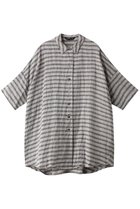 【ミズイロ インド/mizuiro ind】のBD linen wide shirt シャツ gray|ID: prp329100004607828 ipo3291000000032907120
