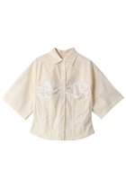 【プランク プロジェクト/PRANK PROJECT】のレースビスチェシャツ / Lace Bustier Shirt WHT(ホワイト)|ID: prp329100004607829 ipo3291000000032907516