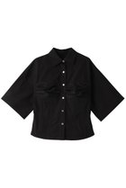 【プランク プロジェクト/PRANK PROJECT】のレースビスチェシャツ / Lace Bustier Shirt BLK(ブラック)|ID: prp329100004607829 ipo3291000000032907519