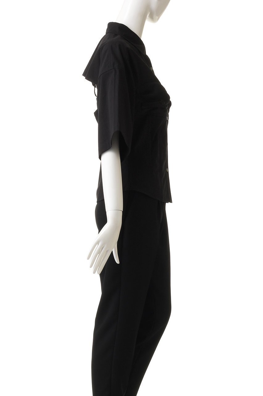 【プランク プロジェクト/PRANK PROJECT】のレースビスチェシャツ / Lace Bustier Shirt 人気、トレンドファッション・服の通販 founy(ファニー) 　ファッション　Fashion　レディースファッション　Fashion for Women　トップス・カットソー　Cut & Sew Tops　シャツ・ブラウス・オフィスカジュアル　Elegant Blouses & Button-Ups　ビスチェ　Bustiers & Corset Tops / Layered Bustier Style　おすすめ　Recommended / Our Picks　カッティング　Cutting Detail　ショート　Short, Short Length　スリーブ　Sleeve, Long Sleeve / Short Sleeve　タイプライター　Typewriter Fabric, Crisp Cotton　タンブラー　Tumbler, Travel Mug　ビスチェ　Bustier, Corset Top　フリンジ　Fringe, Tassel　メッシュ　Mesh, Net Fabric　リネン　Linen, Linen Fabric　レース　Lace, Lace Fabric　other-3|ID: prp329100004607829 ipo3291000000032907525