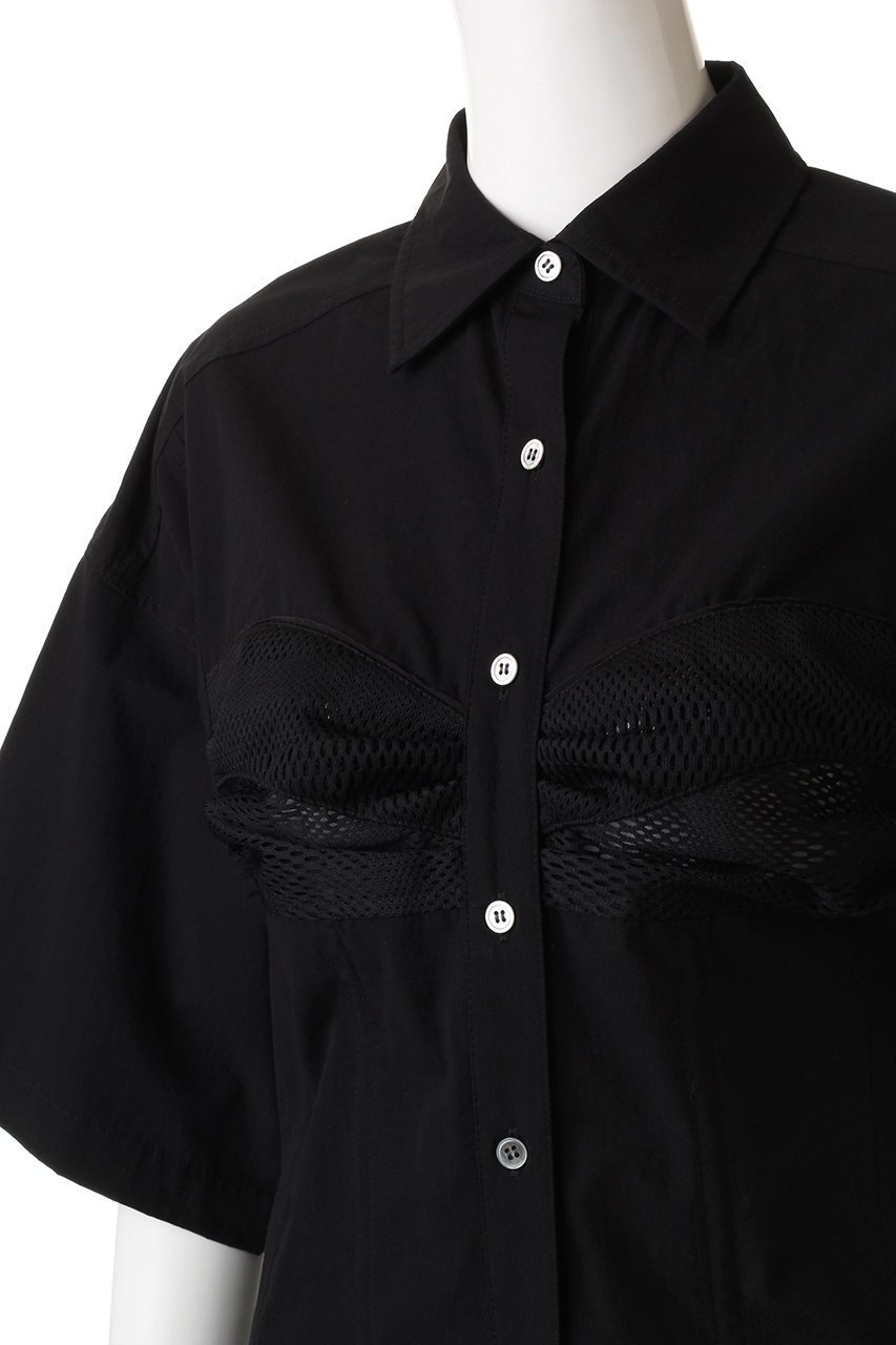 【プランク プロジェクト/PRANK PROJECT】のレースビスチェシャツ / Lace Bustier Shirt 人気、トレンドファッション・服の通販 founy(ファニー) 　ファッション　Fashion　レディースファッション　Fashion for Women　トップス・カットソー　Cut & Sew Tops　シャツ・ブラウス・オフィスカジュアル　Elegant Blouses & Button-Ups　ビスチェ　Bustiers & Corset Tops / Layered Bustier Style　おすすめ　Recommended / Our Picks　カッティング　Cutting Detail　ショート　Short, Short Length　スリーブ　Sleeve, Long Sleeve / Short Sleeve　タイプライター　Typewriter Fabric, Crisp Cotton　タンブラー　Tumbler, Travel Mug　ビスチェ　Bustier, Corset Top　フリンジ　Fringe, Tassel　メッシュ　Mesh, Net Fabric　リネン　Linen, Linen Fabric　レース　Lace, Lace Fabric　other-5|ID: prp329100004607829 ipo3291000000032907531