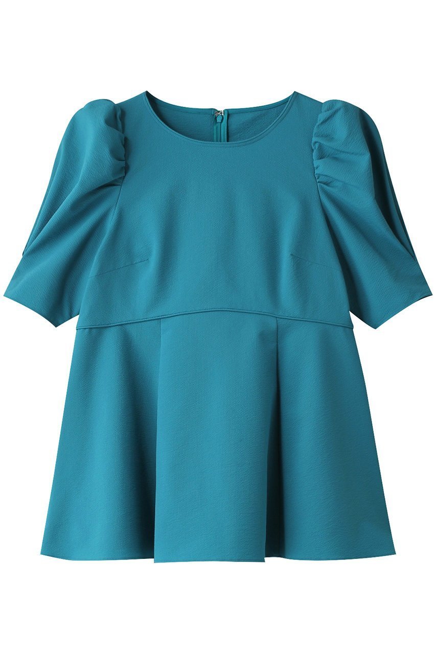 【アナイ/ANAYI】のサッカーストレッチペプラムブラウス 人気、トレンドファッション・服の通販 founy(ファニー) 　ファッション　Fashion　レディースファッション　Fashion for Women　トップス・カットソー　Cut & Sew Tops　シャツ・ブラウス・オフィスカジュアル　Elegant Blouses & Button-Ups　サッカー　Seersucker, Summer Fabric　ショート　Short, Short Length　ストレッチ　Stretch, Stretchy Fabric　スリーブ　Sleeve, Long Sleeve / Short Sleeve　フレア　Flare, Flared　ペプラム　Peplum, Flared Hem　ボトム　Bottoms, Lower Wear　マニッシュ　Mannish, Boyish　再入荷　Restock / Back in Stock　 other-1|ID: prp329100004607831 ipo3291000000035058150