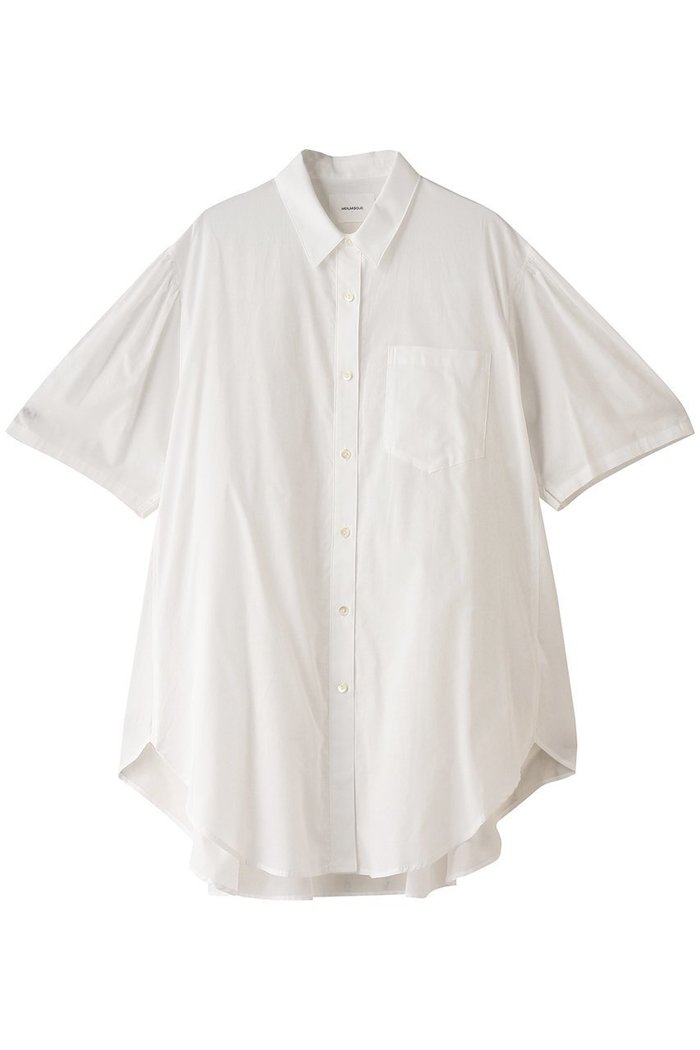 【ミディウミソリッド/MIDIUMISOLID】のhalf slv wide shirt シャツ インテリア・キッズ・メンズ・レディースファッション・服の通販 founy(ファニー) https://founy.com/ ファッション Fashion レディースファッション Fashion for Women トップス・カットソー Cut & Sew Tops シャツ・ブラウス・オフィスカジュアル Elegant Blouses & Button-Ups ショート Short, Short Length スリーブ Sleeve, Long Sleeve / Short Sleeve ワイド Wide, Wide Fit |ID: prp329100004607833 ipo3291000000032908166