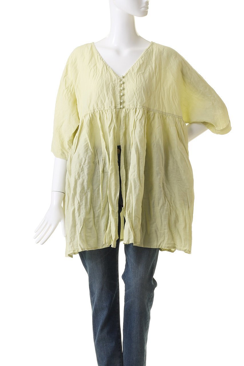 【ネストローブ/nest Robe】の2Wayチュニックブラウス 人気、トレンドファッション・服の通販 founy(ファニー) 　ファッション　Fashion　レディースファッション　Fashion for Women　トップス・カットソー　Cut & Sew Tops　シャツ・ブラウス・オフィスカジュアル　Elegant Blouses & Button-Ups　ギャザー　Gathered, Ruffled　ショート　Short, Short Length　シルク　Silk, 100% Silk　スリーブ　Sleeve, Long Sleeve / Short Sleeve　チュニック　Tunic, Long Top　フェミニン　Feminine, Girly　フロント　Front, Front Design　ポケット　Pocket, Pocket Detail　エレガント 上品　Elegant　夏　Summer　other-2|ID: prp329100004607838 ipo3291000000032909204