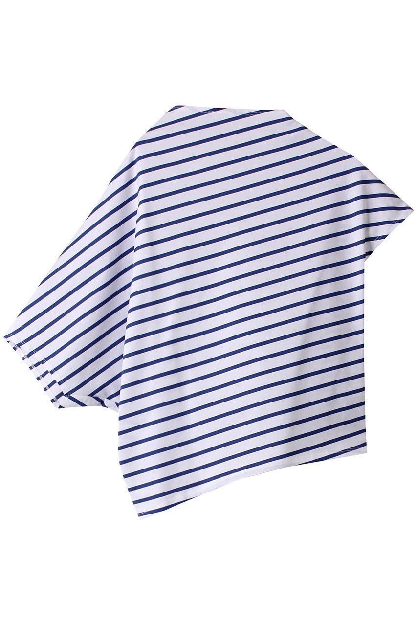 【ミズイロ インド/mizuiro ind】のBD asymmetry drape P/O プルオーバー インテリア・キッズ・メンズ・レディースファッション・服の通販 founy(ファニー) 　ファッション　Fashion　レディースファッション　Fashion for Women　トップス・カットソー　Cut & Sew Tops　シャツ・ブラウス・オフィスカジュアル　Elegant Blouses & Button-Ups　カジュアルプルオーバー・ニットトップス　Pullovers & Knit Tops / Casual Pullovers　アシンメトリー　Asymmetrical Style　コンパクト　Compact, Small Size　ショート　Short, Short Length　スリーブ　Sleeve, Long Sleeve / Short Sleeve　ドレープ　Drape, Draping Fabric　ハイネック　High Neck, Mock Neck　blue|ID: prp329100004607839 ipo3291000000032909472