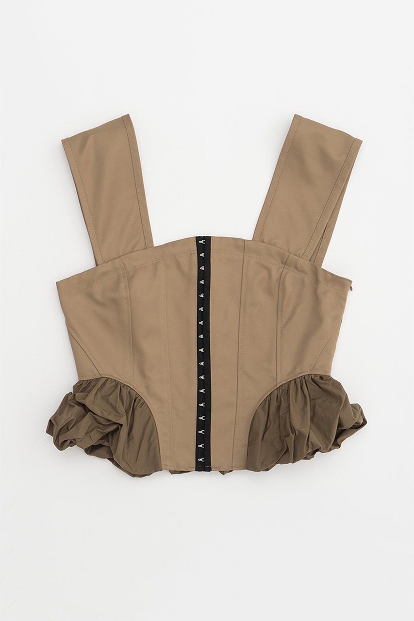 【プランク プロジェクト/PRANK PROJECT】のメモリーサテンコルセット / Memory Satin Corset 人気、トレンドファッション・服の通販 founy(ファニー) 　ファッション　Fashion　レディースファッション　Fashion for Women　トップス・カットソー　Cut & Sew Tops　キャミソール&ノースリーブ　Camisoles & Sleeveless Tops　シャツ・ブラウス・オフィスカジュアル　Elegant Blouses & Button-Ups　サテン　Satin, Glossy Fabric　センター　Center, Center Line　タフタ　Taffeta, Structured Fabric　ノースリーブ　Sleeveless, No-Sleeve　フロント　Front, Front Design　ミックス　Mix, Mixed Style　 other-1|ID: prp329100004607841 ipo3291000000032909668