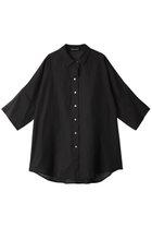 【ミズイロ インド/mizuiro ind】のhalf slv wide shirt シャツ black|ID: prp329100004607842 ipo3291000000032909701