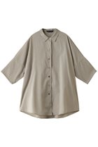 【ミズイロ インド/mizuiro ind】のhalf slv wide shirt シャツ beigeA|ID: prp329100004607842 ipo3291000000032909713