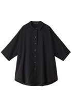 【ミズイロ インド/mizuiro ind】のhalf slv wide shirt シャツ blackA|ID: prp329100004607842 ipo3291000000032909715