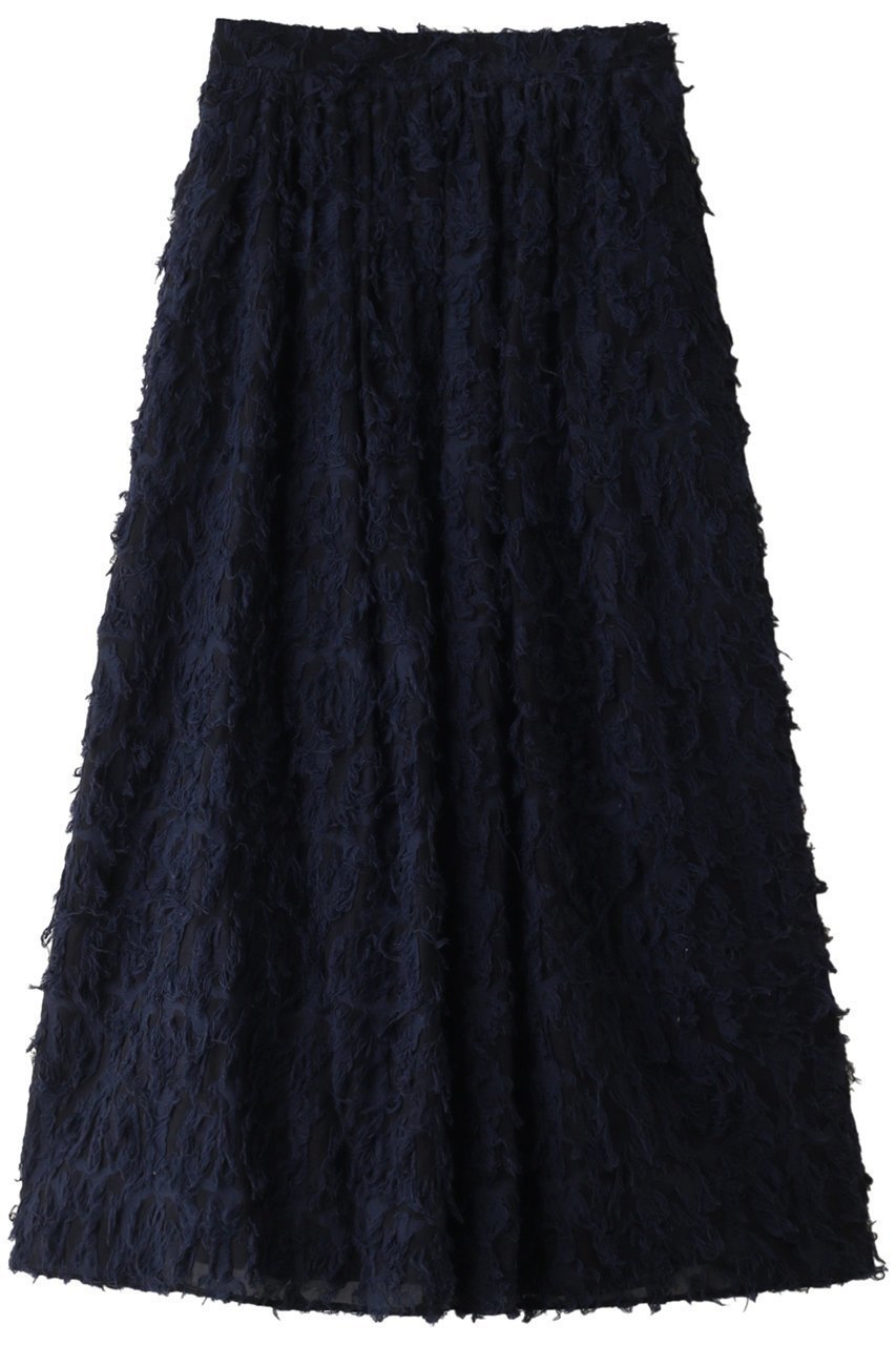 【エリオポール/heliopole】のジャカードスカート インテリア・キッズ・メンズ・レディースファッション・服の通販 founy(ファニー) ファッション Fashion レディースファッション Fashion for Women スカート Skirts ロングスカート Long Skirts / Maxi & Midi Skirts おすすめ Recommended / Our Picks シアー Sheer, See-Through ジャカード/ジャガード Jacquard, Woven Pattern セットアップ Set-Up, Coordinated Outfit パーティ Party, Party Style フリンジ Fringe, Tassel ロング Long, Long-Length ネイビー|ID: prp329100004607845 ipo3291000000035334289