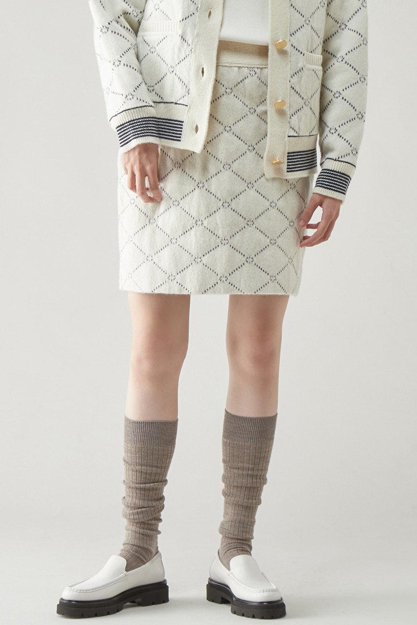 【マルティニーク/martinique】のウールジャガードスカート 人気、トレンドファッション・服の通販 founy(ファニー) 　ファッション　Fashion　レディースファッション　Fashion for Women　スカート　Skirts　ミニスカート　Mini Skirts　タイツ　Tights, Legwear　トレンド　Trend, Trending Now　バランス　Balance, Style Balance　ベスト　Vest, Waistcoat　ミニスカート　Mini Skirt, Short Skirt　 other-1|ID: prp329100004607849 ipo3291000000035042728