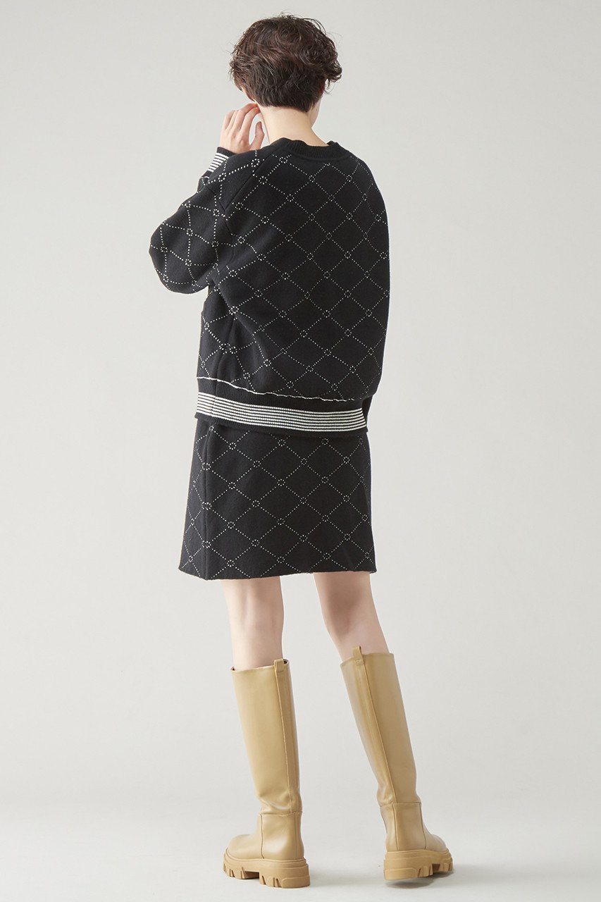 【マルティニーク/martinique】のウールジャガードスカート 人気、トレンドファッション・服の通販 founy(ファニー) 　ファッション　Fashion　レディースファッション　Fashion for Women　スカート　Skirts　ミニスカート　Mini Skirts　タイツ　Tights, Legwear　トレンド　Trend, Trending Now　バランス　Balance, Style Balance　ベスト　Vest, Waistcoat　ミニスカート　Mini Skirt, Short Skirt　other-6|ID: prp329100004607849 ipo3291000000035042735