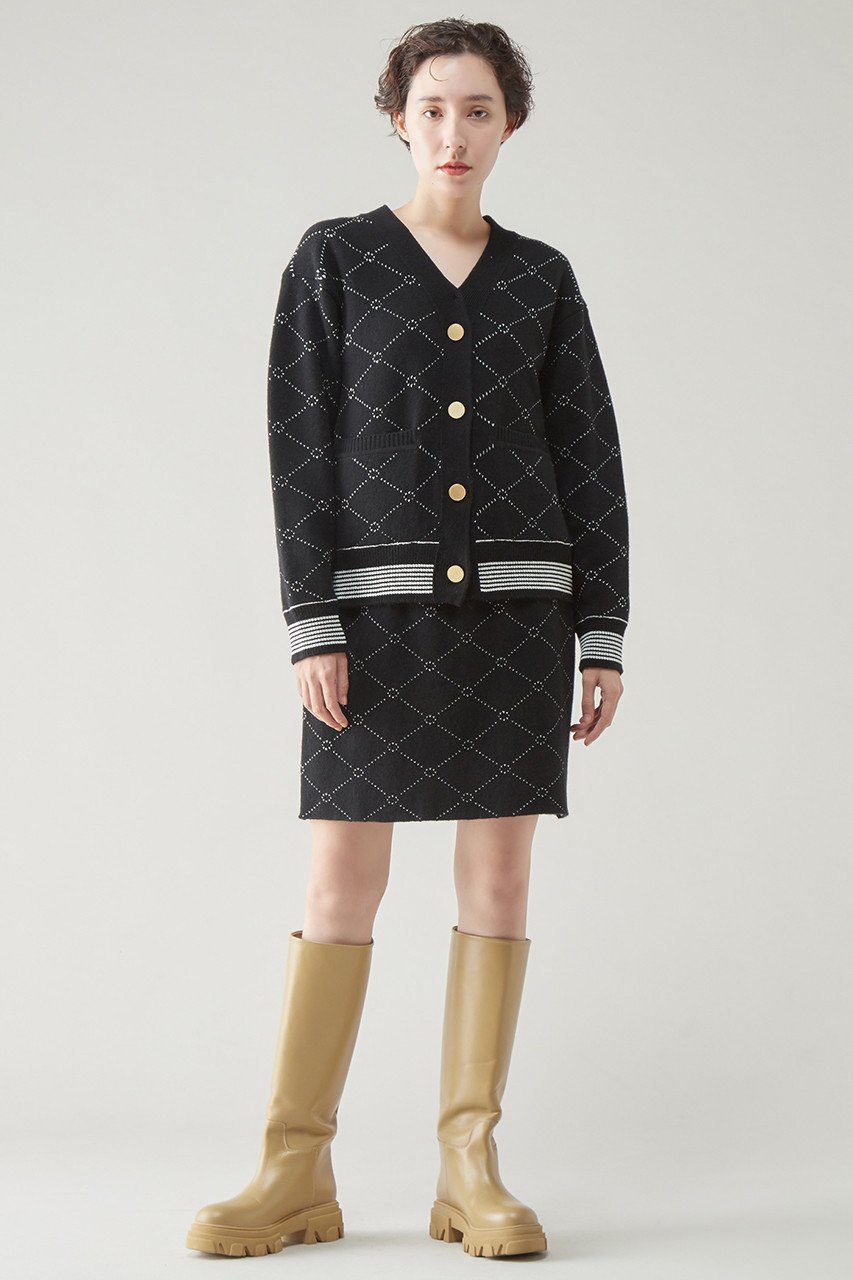 【マルティニーク/martinique】のウールジャガードスカート 人気、トレンドファッション・服の通販 founy(ファニー) 　ファッション　Fashion　レディースファッション　Fashion for Women　スカート　Skirts　ミニスカート　Mini Skirts　タイツ　Tights, Legwear　トレンド　Trend, Trending Now　バランス　Balance, Style Balance　ベスト　Vest, Waistcoat　ミニスカート　Mini Skirt, Short Skirt　other-7|ID: prp329100004607849 ipo3291000000035042736