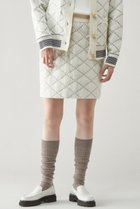 【マルティニーク/martinique】のウールジャガードスカート ホワイト×グレー|ID: prp329100004607849 ipo3291000000035733036