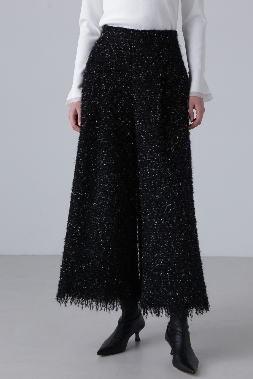 【アドーア/ADORE】のファンシーツィードパンツ 人気、トレンドファッション・服の通販 founy(ファニー) 　ファッション　Fashion　レディースファッション　Fashion for Women　パンツ　Pants & Trousers　おすすめ　Recommended / Our Picks　ジャケット　Jacket, Outerwear　セットアップ　Set-Up, Coordinated Outfit　ツイード　Twill, Twill Weave　フリンジ　Fringe, Tassel　フロント　Front, Front Design　ミックス　Mix, Mixed Style　ループ　Loop, Loop Knit　other-3|ID: prp329100004607853 ipo3291000000032910525